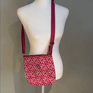 Tommy Hilfiger Pink Geometric Crossbody Bag